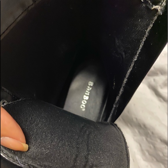 Bamboo Combat Moto Boots - Black Love - Picture 7 of 8